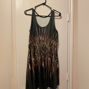 Blackmilk Clothing Game of Thrones Iron Throne dress XL